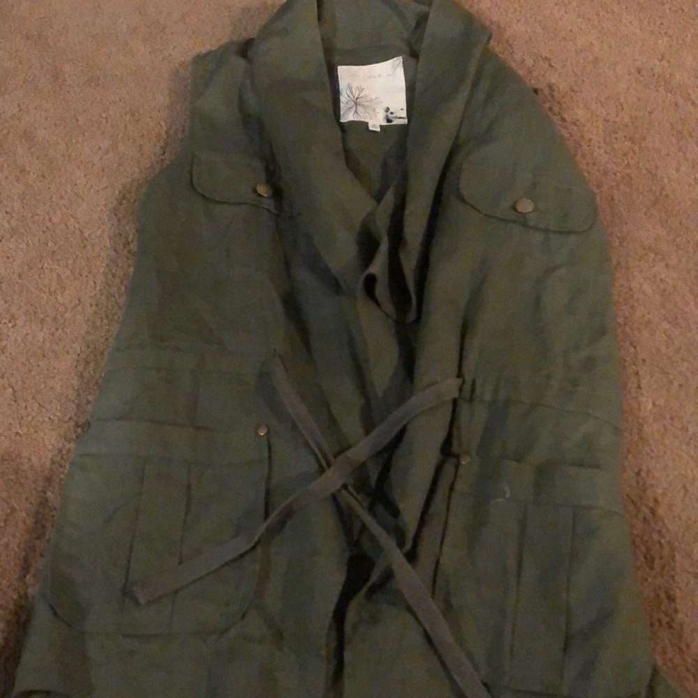 army green vest